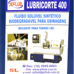 Óleo Solúvel Sintético Biodegradável Lubricorte 400 20L para Usinagens