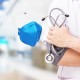 Máscara Hospitalar N95 Descarpack PFF2 Azul