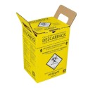 Caixa Coletora 3 Litros Perfuro Cortante Agulha - Descarpack